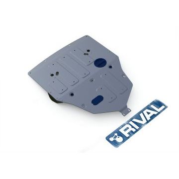 Защита радиатора и картера Rival для 3,5 алюминий 4 мм для Lexus GS-350 2012-2018