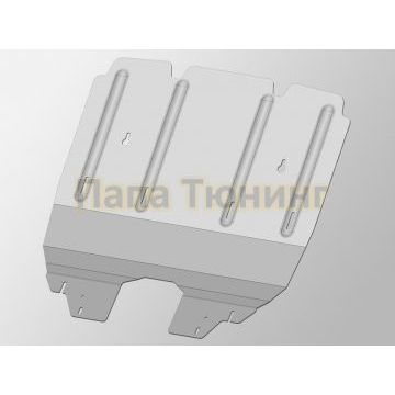 Защита моторного отсека передняя ТСС алюминий 4 мм для Lexus GS-350 2012-2018