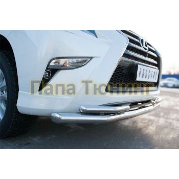 Защита передняя двойная с секциями d57-d42 РусСталь для Lexus GX-460 2014-