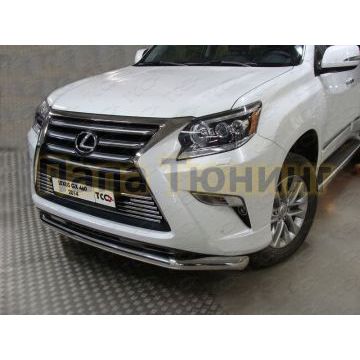 Защита переднего бампера 76 мм ТСС для Lexus GX-460 2014-