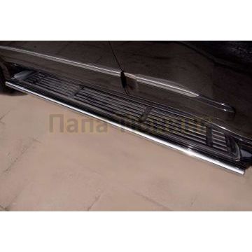 Пороги труба d42 вариант 3 РусСталь для Lexus LX 470 1998-2007 Пороги труба d42 вариант 3 РусСталь для Lexus LX 470 1998-2007