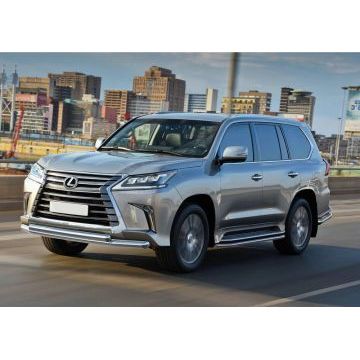 Защита штатных порогов 42 мм Rival для Lexus LX-570/450d 2015-