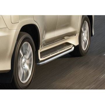 Защита штатных порогов 57 мм Rival для Lexus LX-570/450d 2015-