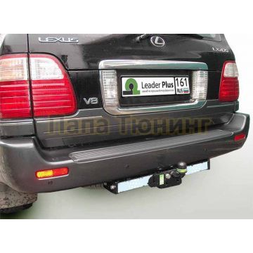 Фаркоп с нержавеющей пластиной Лидер-Плюс для Lexus LX-470/Toyota Land Cruiser 100 1998-2007