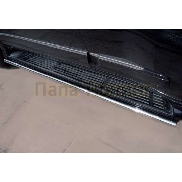 Пороги труба d42 РусСталь для Lexus LX-570 2012-2015 Пороги труба d42 РусСталь для Lexus LX-570 2012-2015