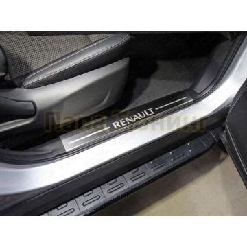 Накладки на пороги декоративные ТСС для Volkswagen Touareg 2010-2014 Накладки на пороги декоративные ТСС для Volkswagen Touareg 2010-2014