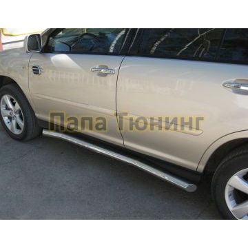 Пороги труба d76 РусСталь для Lexus RX-300/330/350 2003-2008