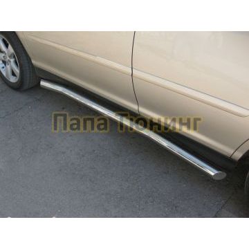 Пороги труба d76 РусСталь для Lexus RX-300/330/350 2003-2008