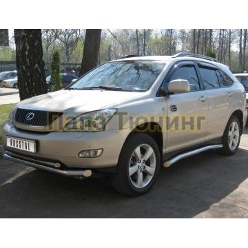 Защита передняя двойная d57-d42 РусСталь для Lexus RX-300/330/350 2003-2008