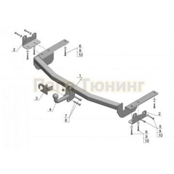Фаркоп Avtos для Lexus RX-300 2003-2008