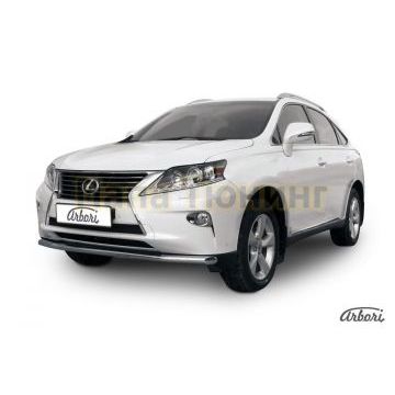 Защита переднего бампера 57 мм Slitkoff для Lexus RX-270/350 2012-2015