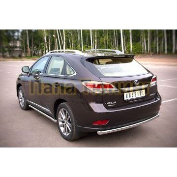 Пороги труба d57 РусСталь для Lexus RX270/350/450 2009-2015