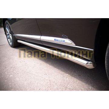 Пороги труба d57 РусСталь для Lexus RX270/350/450 2009-2015