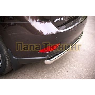 Защита заднего бампера d57 дуга РусСталь для Lexus RX270/350/450 2009-2015