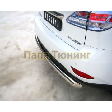 Защита заднего бампера d76 РусСталь для Lexus RX270/350/450 2009-2015