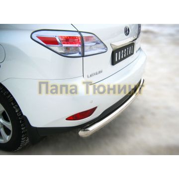 Защита заднего бампера d76 РусСталь для Lexus RX270/350/450 2009-2015