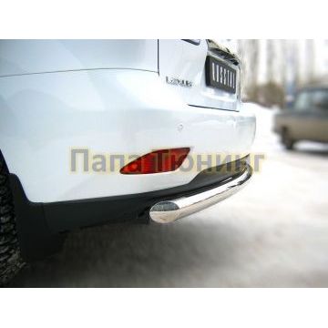 Защита заднего бампера d76 РусСталь для Lexus RX270/350/450 2009-2015