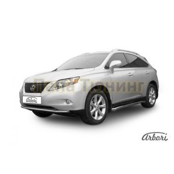 Защита переднего бампера 57 мм Slitkoff для Lexus RX-350 2009-2012 Защита переднего бампера 57 мм Slitkoff для Lexus RX-350 2009-2012