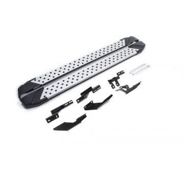 Пороги алюминиевые Rival BMW-Style для Lifan MyWay 2016-