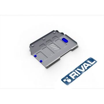 Защита картера и КПП Rival для 1,3 алюминий 4 мм для Lifan Smily 330 2014-2018