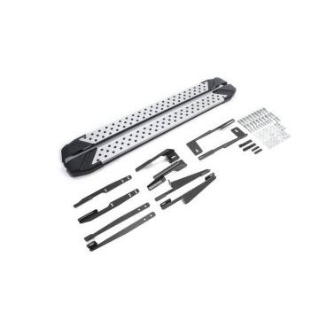 Пороги алюминиевые Rival BMW-Style для Lifan X-50 2015-