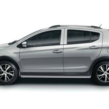 Защита штатных порогов 42 мм Rival для Lifan X-50 2015-