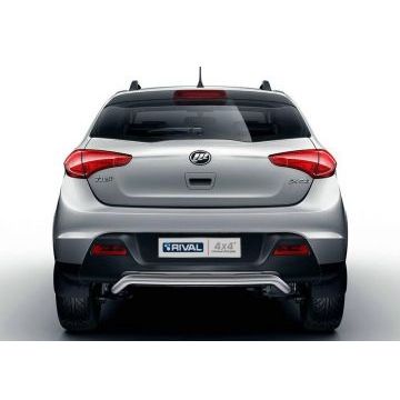 Защита заднего бампера скоба 42 мм Rival для Lifan X-50 2015-