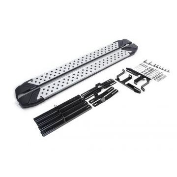 Пороги алюминиевые Rival BMW-Style для Lifan X-60 2011-2016