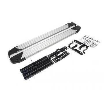 Пороги алюминиевые Rival Start для Lifan X-60 2011-2016