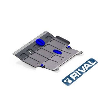 Защита картера + КПП Rival для алюминий 4 мм для Mazda 2, V - 1.5 2008-2015