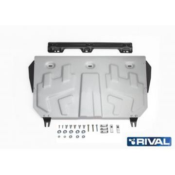 Защита картера + КПП Rival алюминий 4 мм для Mazda CX-9, V - 2.5 2017-