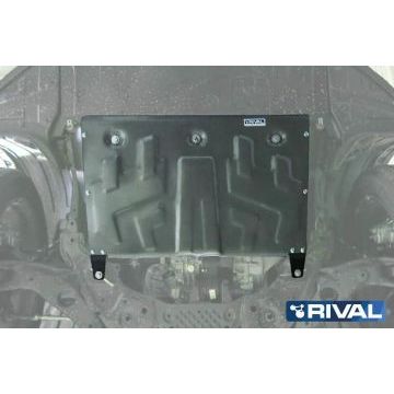 Защита картера + КПП Rival алюминий 4 мм для Mazda CX-9, V - 2.5 2017-