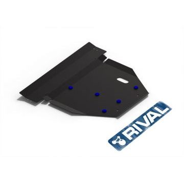Защита картера и КПП Rival для всех кроме 2,5 и 2,5D сталь 2 мм для Mazda 626 1997-2003