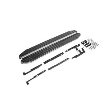 Пороги алюминиевые Rival Premium для Mazda CX-5 2011-2017