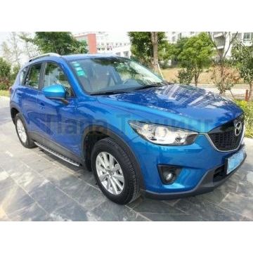 Пороги алюминиевые вариант 2 OEM Tuning для Mazda CX-5 2011-2015