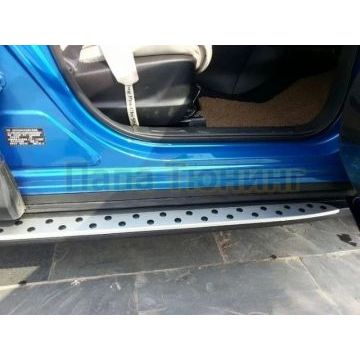 Пороги алюминиевые вариант 2 OEM Tuning для Mazda CX-5 2011-2015