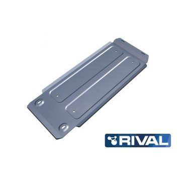 Защита КПП алюминий 4 мм RIVAL для Mercedes-Benz E-class 200, V - 2.0; задний привод 2016-2020/Mercedes-Benz С-class 180, V - 1.6 2014-