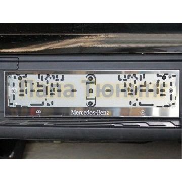 Рамка номерного знака Mercedes-Benz (комплект) ТСС для Любые Рамка номерного знака Mercedes-Benz (комплект) ТСС для Любые