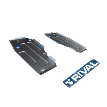 Защита топливного бака алюминий 4 мм RIVAL для Mercedes-Benz GL, V - 350d 2012-2016/Mercedes-Benz GLS, V - 500; 400; 350d 2016-2019