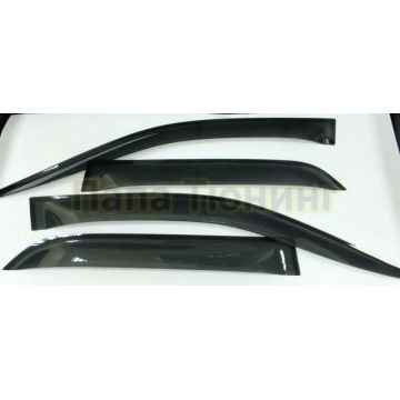 Дефлекторы окон с логотипом OEM Tuning для Mercedes-Benz GLE-class 2015-2018