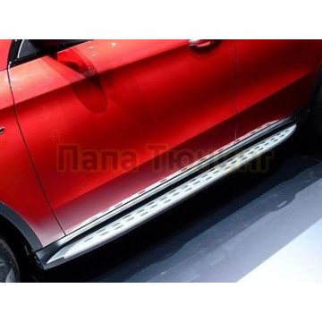 Пороги OEM на Mercedes-Benz GLE Coupe 2015-2019