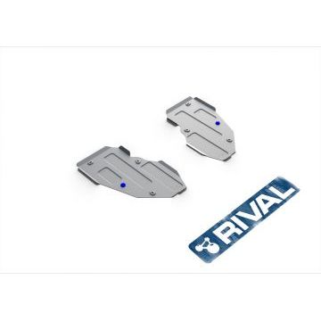 Защита топливного бака алюминий 4 мм RIVAL для Mercedes-Benz GLE Coupe, V - 350d; 400; 450 AMG 2015-2019/Mercedes-Benz GLE, V - 250d; 350d; 400 2015-2018