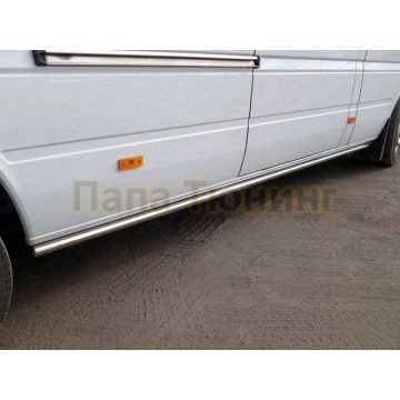Пороги труба 42 мм ТСС для Mercedes-Benz Sprinter 2014-