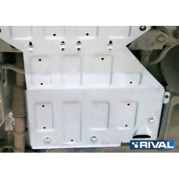 Защита КПП алюминий 4 мм RIVAL для Mercedes-Benz V-class, V - 2.1d (163л.с.); АКПП; задний привод 2014-
