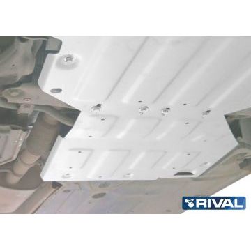 Защита КПП алюминий 4 мм RIVAL для Mercedes-Benz V-class, V - 2.1d (163л.с.); АКПП; задний привод 2014-