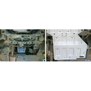 Защита КПП алюминий 4 мм RIVAL для Mercedes-Benz V-class, V - 2.1d (163л.с.); АКПП; задний привод 2014-