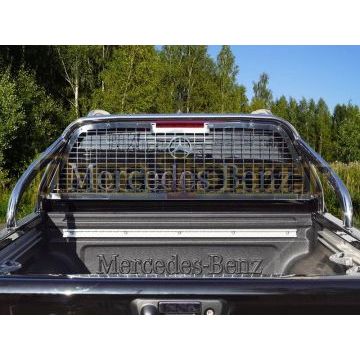 Защита кузова и заднего стекла 75х42 мм для Mercedes-Benz X-Class 2018- Защита кузова и заднего стекла 75х42 мм для Mercedes-Benz X-Class 2018-