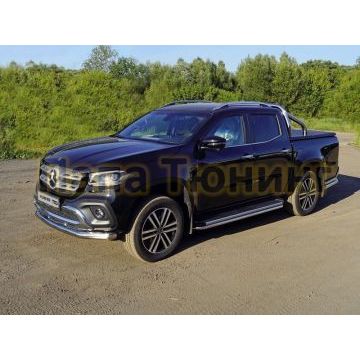 Защита переднего бампера 76 мм для Mercedes-Benz X-Class 2018- Защита переднего бампера 76 мм для Mercedes-Benz X-Class 2018-