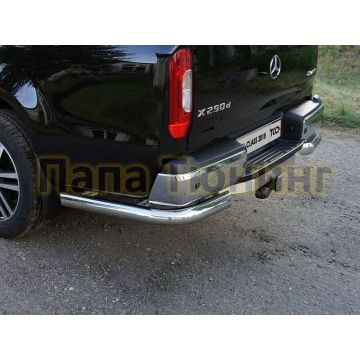 Защита задняя уголки 76 мм для Mercedes-Benz X-Class 2018- Защита задняя уголки 76 мм для Mercedes-Benz X-Class 2018-