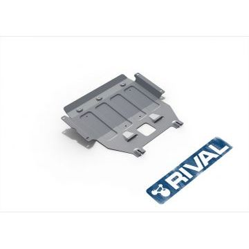 Защита картера + КПП алюминий 4 мм RIVAL для Mini Clubman S, V - 2.0 2015-/Mini Clubman, V - 1.5 2015-/Mini Clubman, V - 1.5 2015-/Mini Hatch, V - 1.5; 2.0 2013-2018/Mini Hatch, V - 1.5; 2.0 2018-